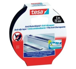 cinta antideslizante tesa 5mx25mm negra