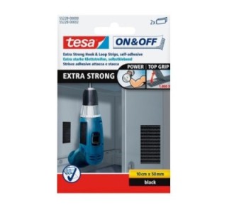 bl. 2 tiras cierre tesa extrafuerte on&off neg