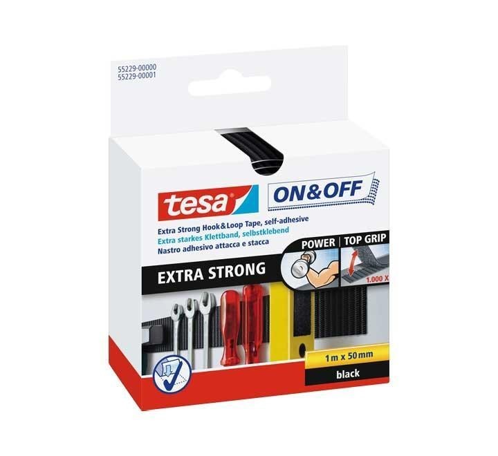 cinta cierre tesa extrafuerte on&off 1m neg