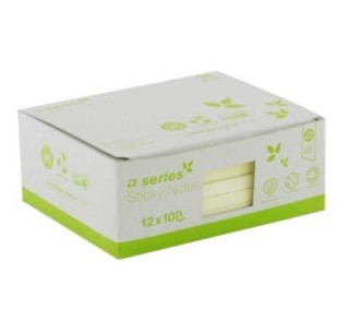 c. 12 bloc notas adh a series recicladas am 125x75