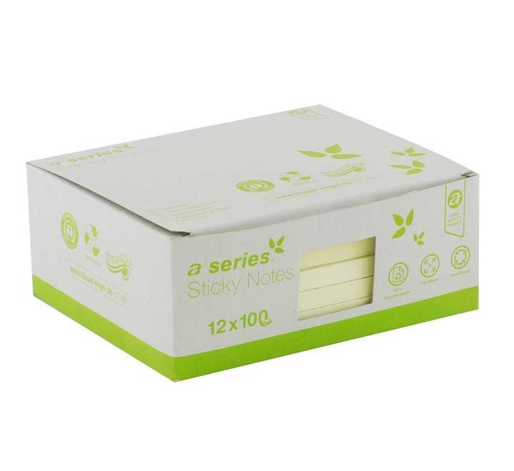 c. 12 bloc notas adh a series recicladas am 125x75