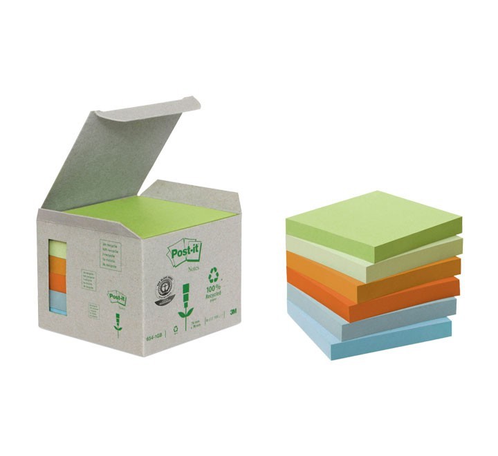 c. 6 bloc notas post it repos. 76x76 rainbow