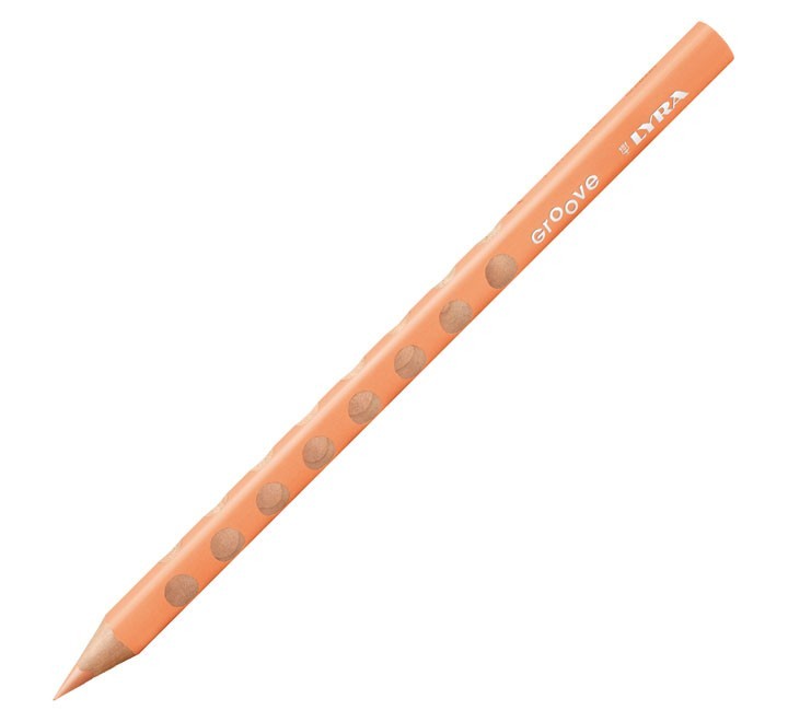 c.12 lapices lyra groove 3810032 rosa claro