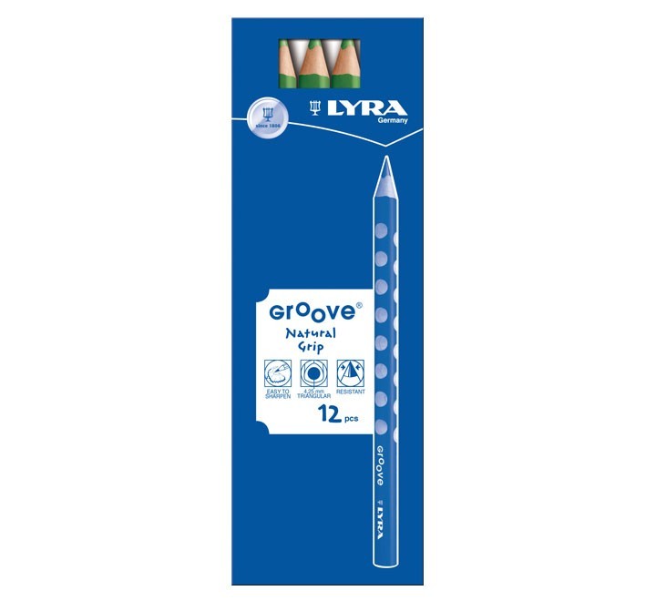 c.12 lapices lyra groove 3810070 verde cl