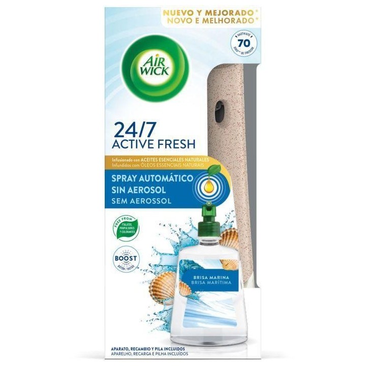 difusor ambientador air wick active fresh+rec