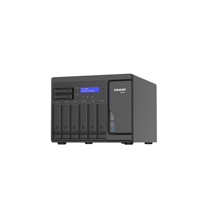 qnap servidor nas qnap ts   h886   d1602   8g nas 4+2   bay 4x2.5gbe