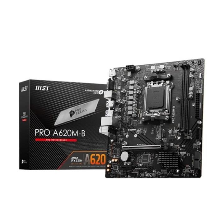 msi placa base pro a620m b ddr5 matx am5