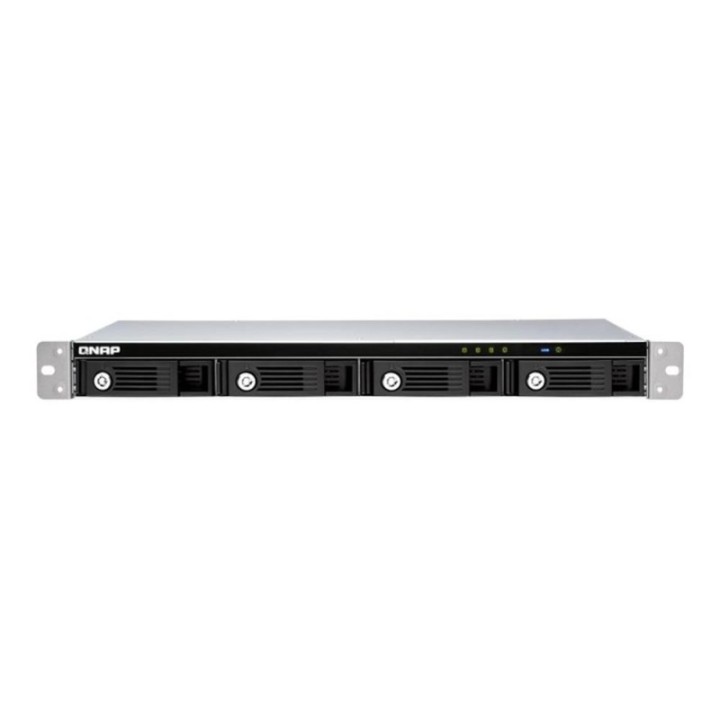 qnap servidor nas qnap tr   004u 4 bahias 1u rack gigabit ethernet
