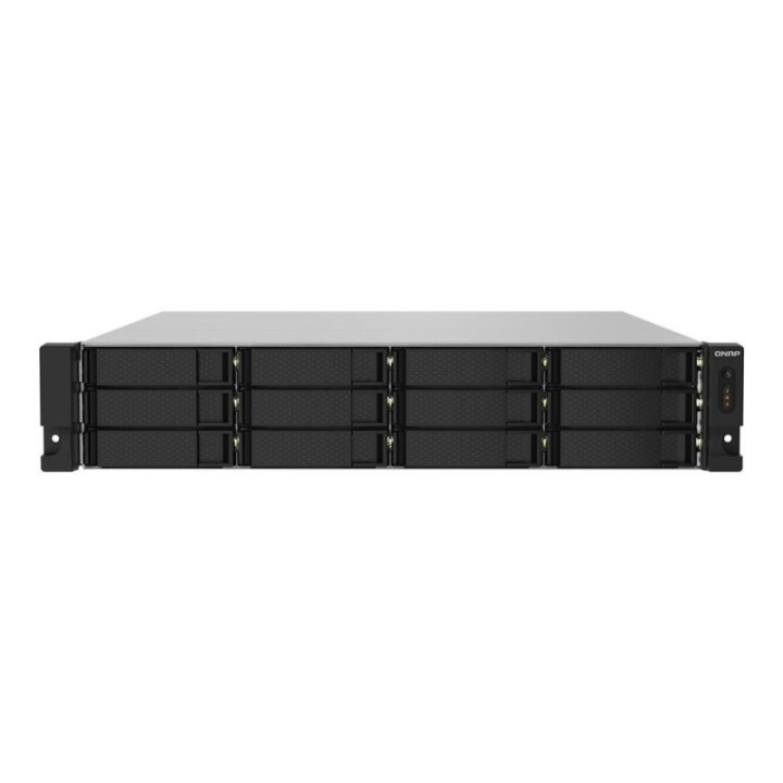 qnap servidor nas qnap ts   1232pxu   rp   4g 12 bahias 2u rack 4gb gigabit ethernet