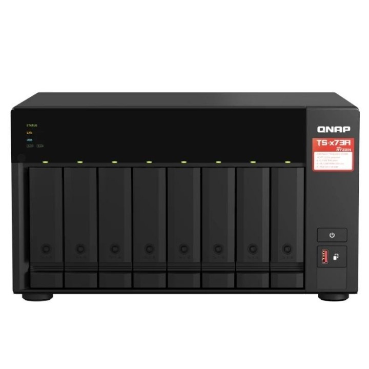 qnap ts 873a 8g nas 8xhdd bay 2x2.5gbe 4xusb