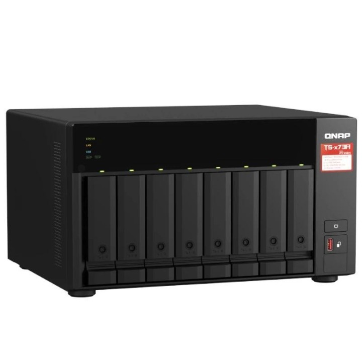 qnap ts 873a 8g nas 8xhdd bay 2x2.5gbe 4xusb