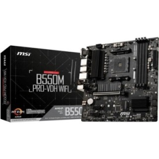 msi placa base b550m pro vdh wifi matx am4