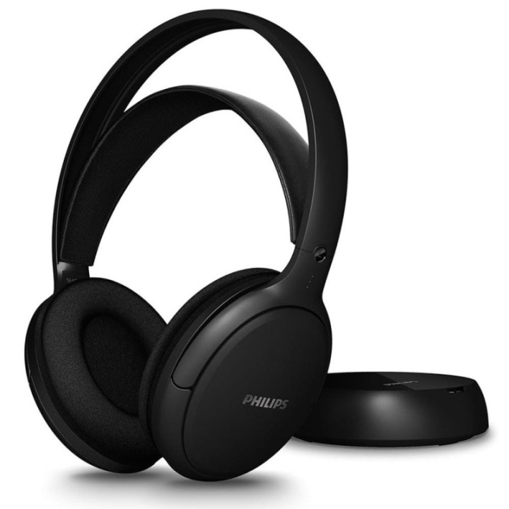 philips auriculares philips shc5200m2   12 inalambrico negro