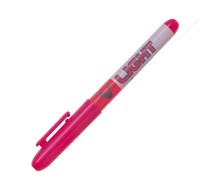 marcad. fluor pilot v light rosa