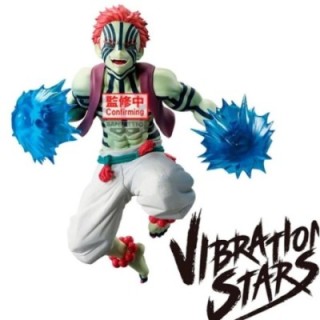 banpresto figura banpresto demon slayer kimetsu no yaiba vibration stars plus akaza 16cm