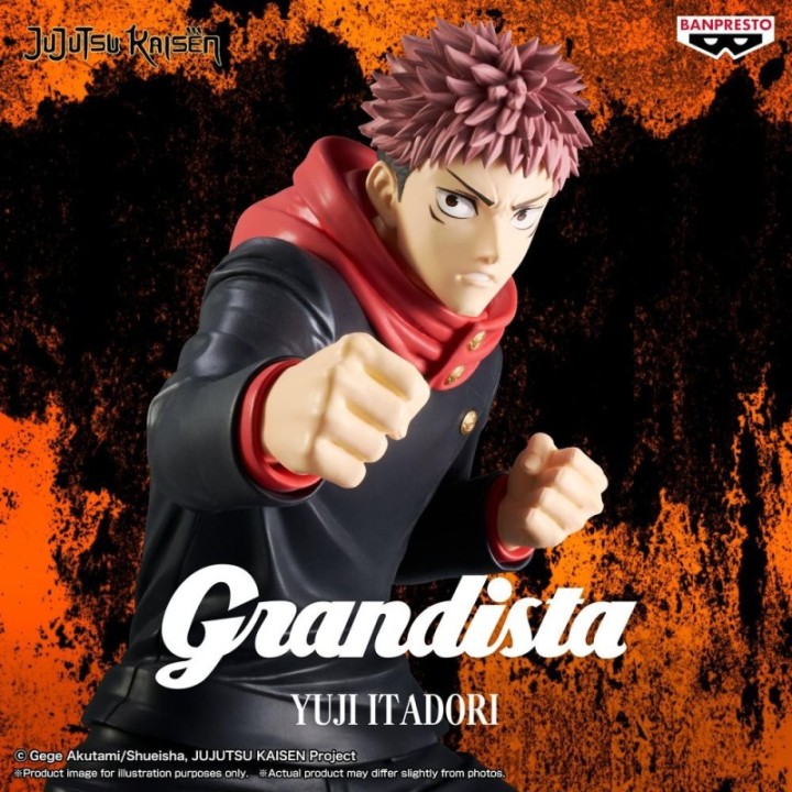 banpresto figura banpresto jujutsu kaisen grandista yuji itadori 23cm