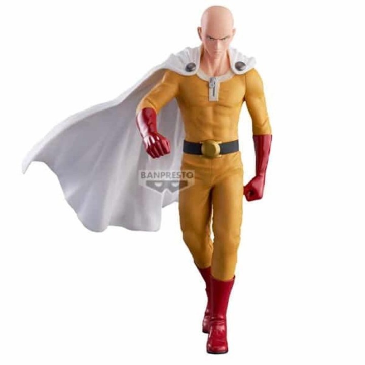 banpresto figura banpresto one punch man grandista saitama 27cm