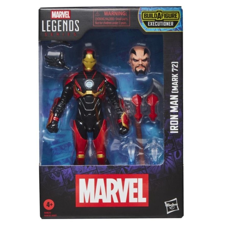 hasbro figura hasbro marvel legends series iron man  mark 72