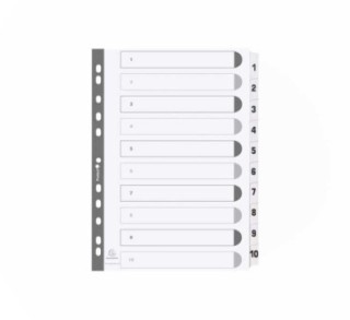 separad. exacompta a4 1 10 cartulina bl mwd1 10z