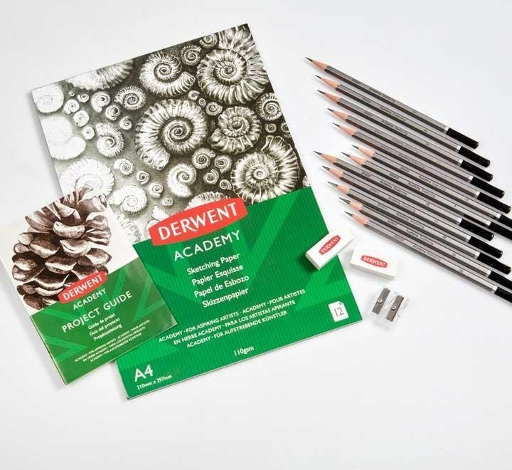 desc.  set 12 lap derwent inicio sketching