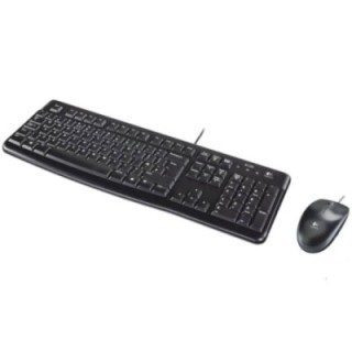 logitech teclado + mouse logitech mk120 optico usb 2.0 negro portugues