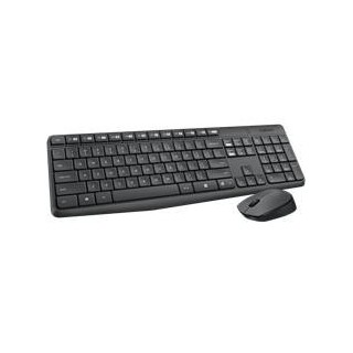 logitech teclado + mouse logitech mk235 wireless inalambrico portugues