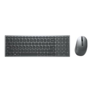 dell kit teclado + mouse raton dell km7120w wireles inalambrico gris titanio