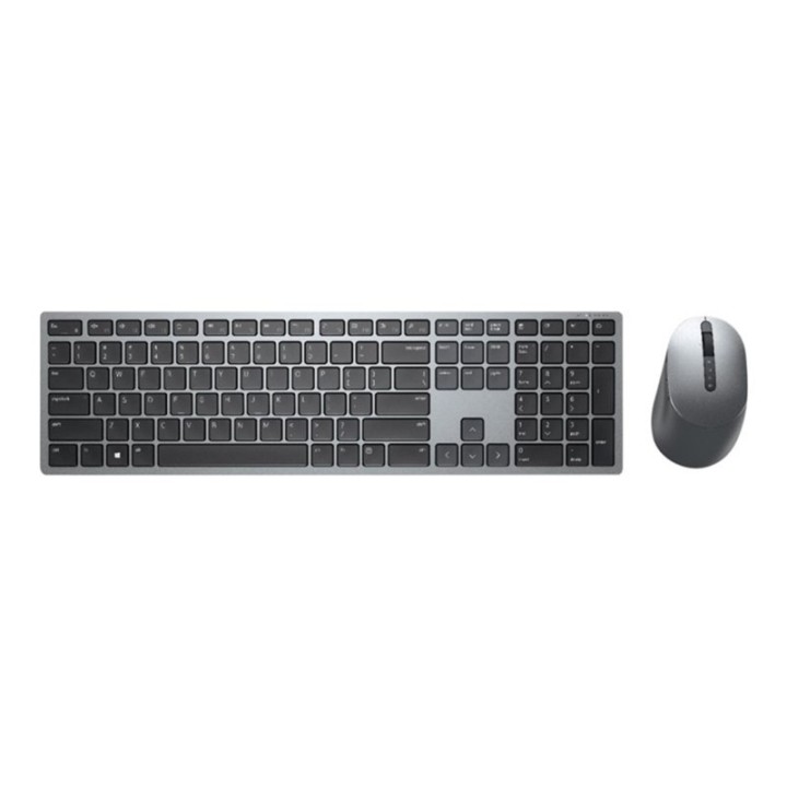 dell kit teclado + mouse raton dell premier multi   device km7321w wireles inalambrico gris titanio