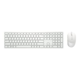 dell kit teclado + mouse raton dell pro km5221w wireless inalambrico blanco