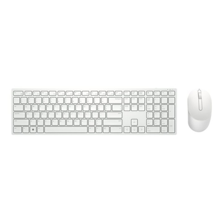 dell kit teclado + mouse raton dell pro km5221w wireless inalambrico blanco
