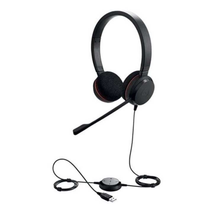 jabra auriculares jabra evolve 20 se uc stereo usb