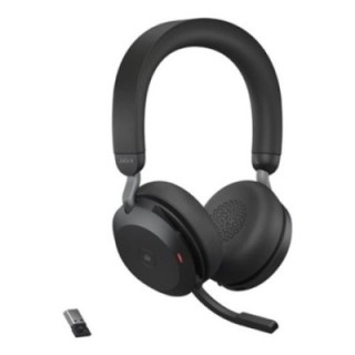 jabra auriculares jabra evolve2 75 ms stereo inalambrico negro