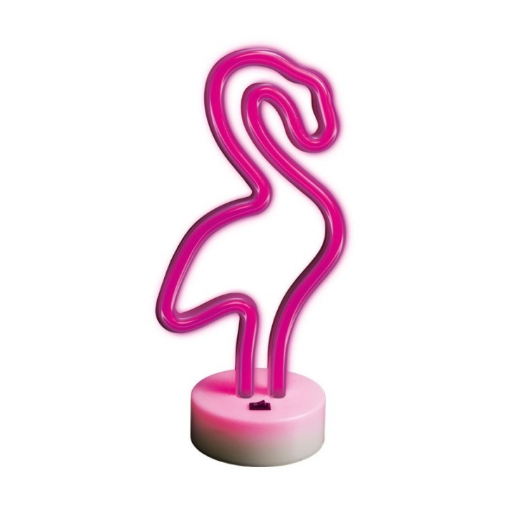 forever lampara forever neon led on a stand flamingo pink