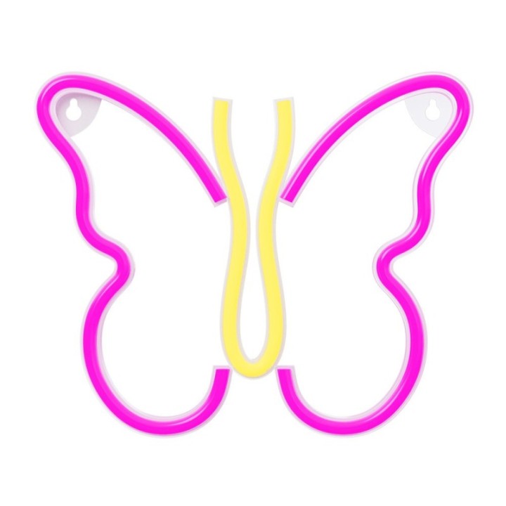 forever lampara forever neon led butterfly pink