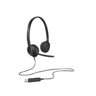 logitech auriculares con microfono logitech headset h340 usb