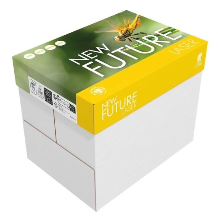 caja 5 paq. 500h papel new future a4 80gr