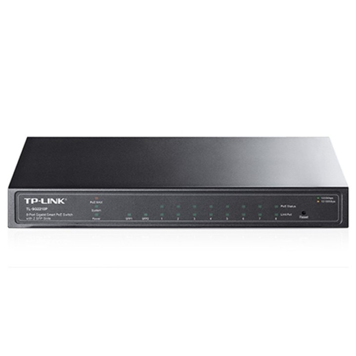 tp   link swicht 8 puertos 10   100   1000 + 2 ptos spf poe 53w tp   link