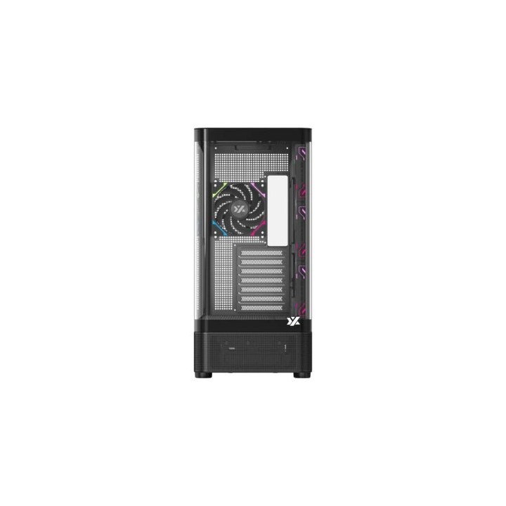 torre atx xyz quantum black 4xvent 120mm argb cpu max 180mm gpu max 400mm