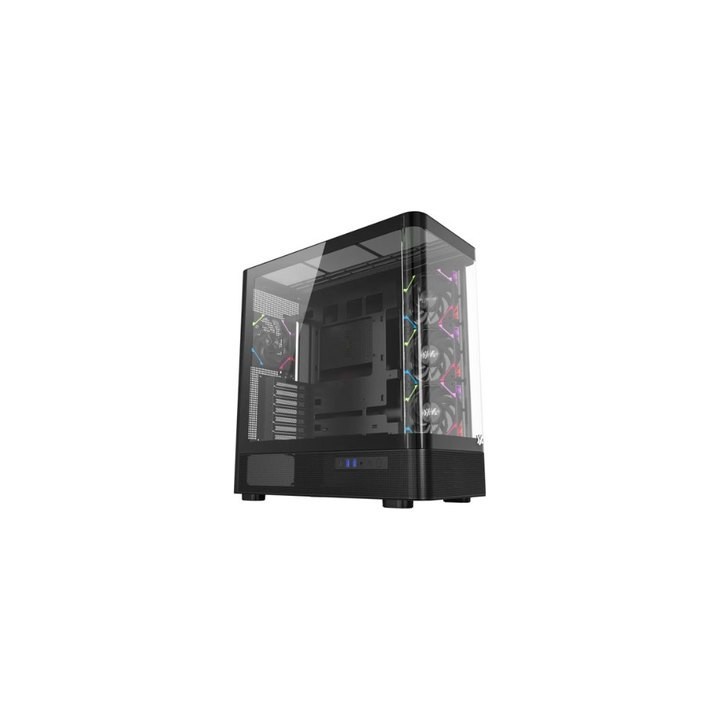 torre atx xyz quantum black 4xvent 120mm argb cpu max 180mm gpu max 400mm
