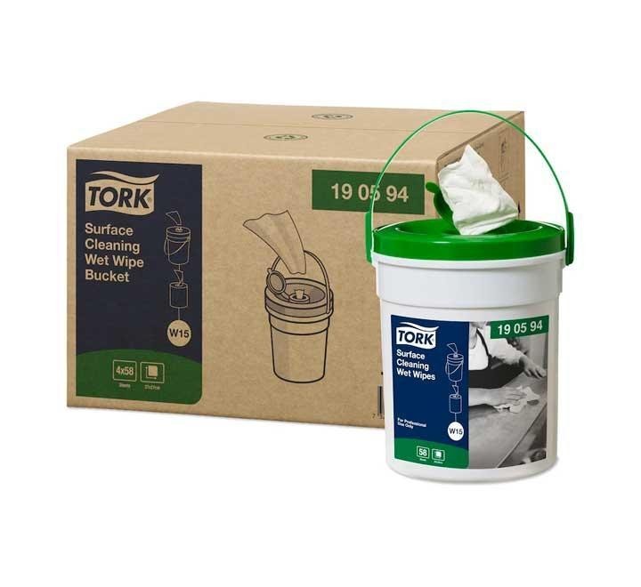 toallas humedas tork superficies 58 serv. bl