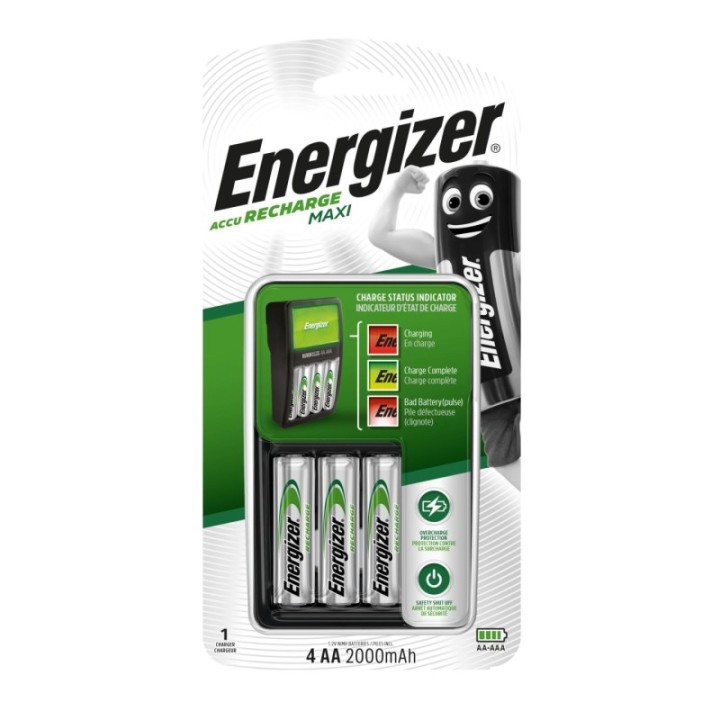 cargador pilas energizer maxi