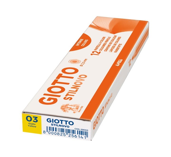 c.12u lapices giotto stilnovo amarillo 256103