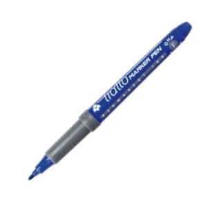 rotulador fila tratto marker 0.6mm azul