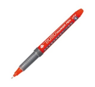 rotulador fila tratto marker 0.3mm rojo