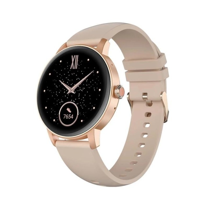 celly smartwatch redondo funcion llamada rosa