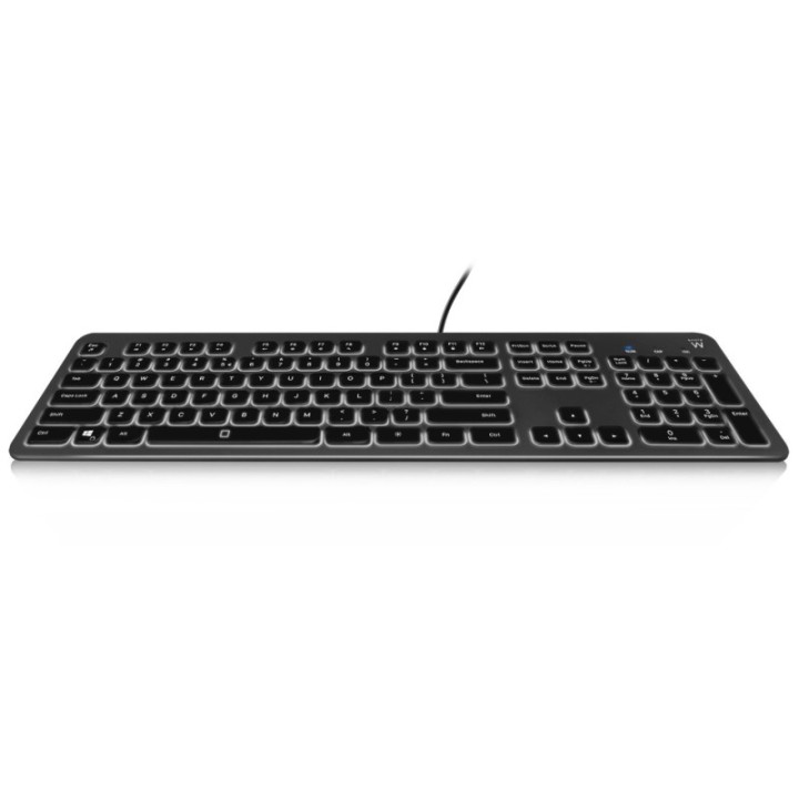 ewent teclado usb multimedia ewent ew3269 con retroiluminacion