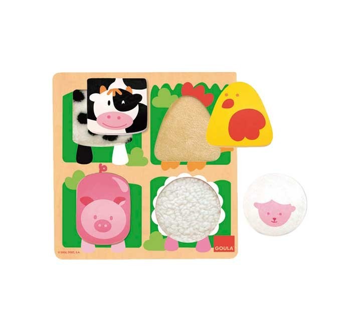 desc.  puzzle goula granja 4 pz. tela