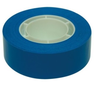 rollo cinta adh. col. azul 19x33 apli