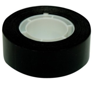 rollo cinta adh. col. negro 19x33 apli