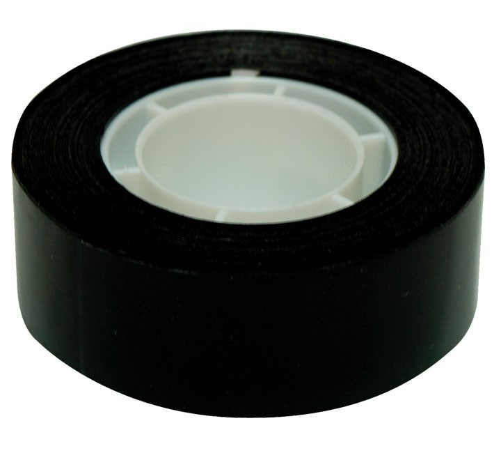 rollo cinta adh. col. negro 19x33 apli